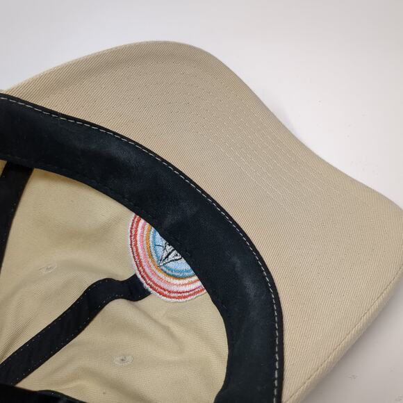 Volcom Stone Rainbow Slideback Hat Beige One Size Embroidered Outdoor - Picture 8 of 10